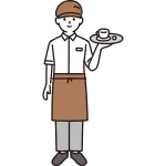Cafe Clerk Male SVG Icon